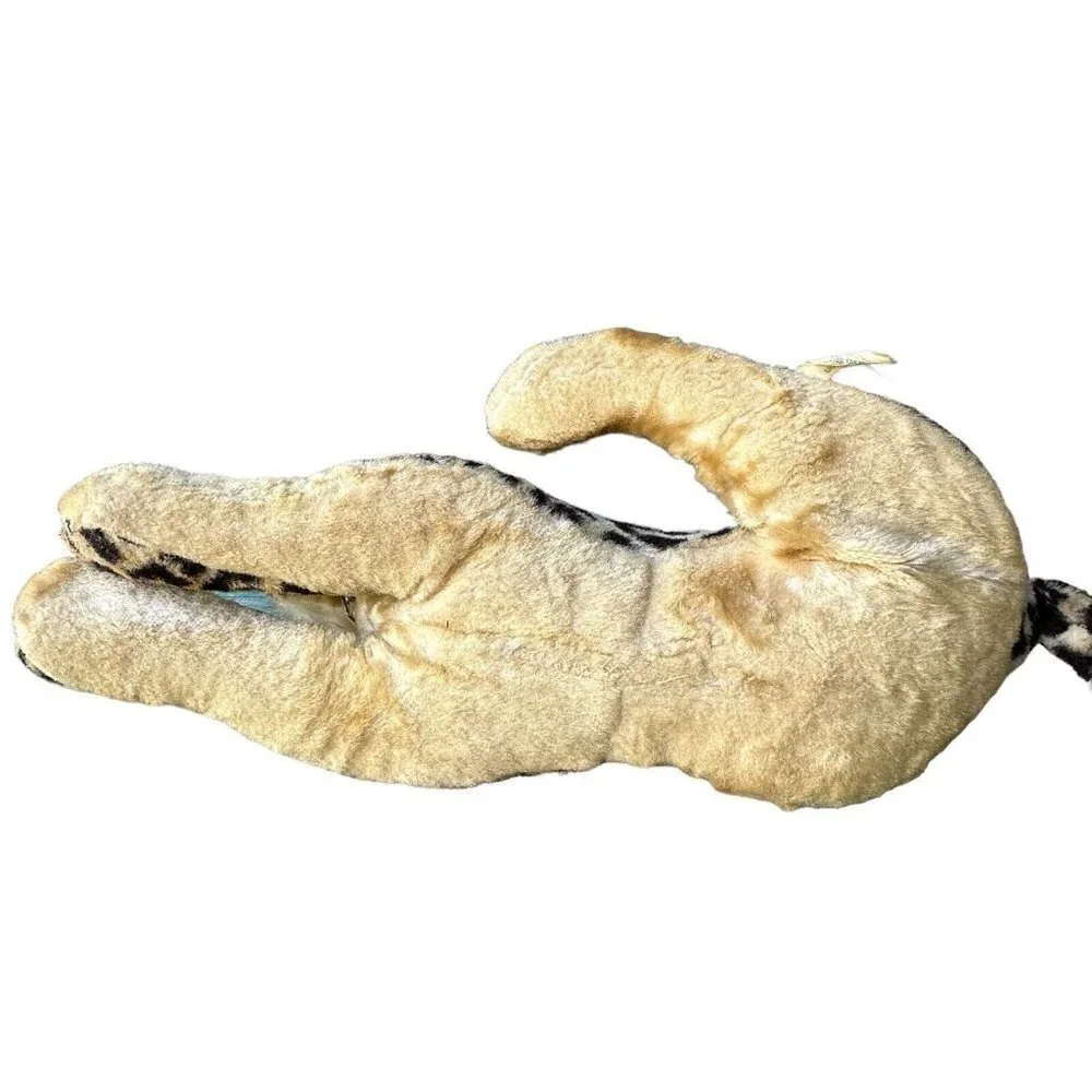 Vintage Rushton Star Creation Plush Stuffed Animal 18 Inch Leopard Plush‎ Rare